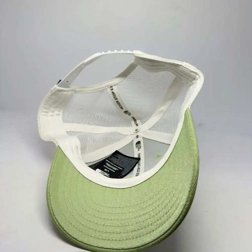 The North Face Kids Smokey Bear Mudder Trucker Hat Green White Snapback
